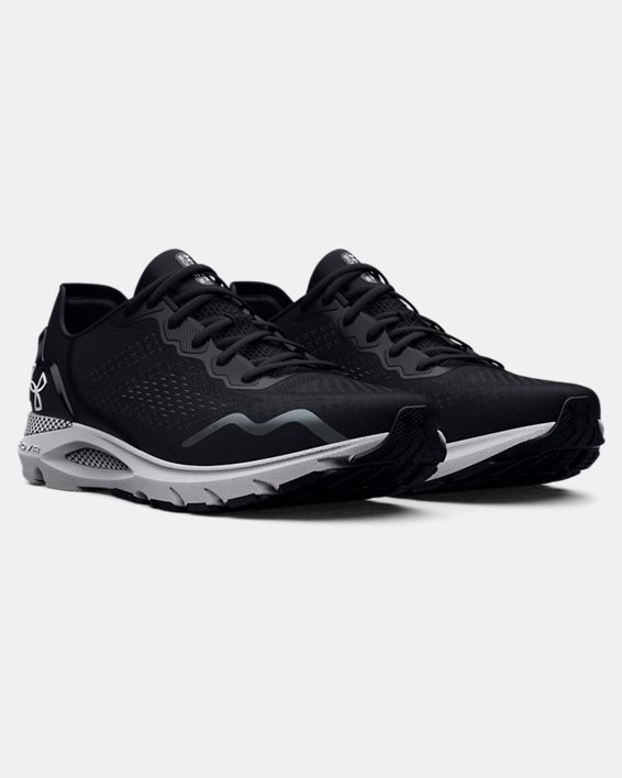 Men's UA HOVR™ Sonic 6 Running Shoes in Black image number 3